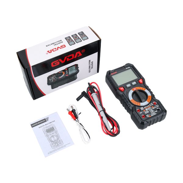 GVDA Digital Multimeter True RMS AC DC Campacitance Tester Ohm Hz Meter NCV Тестер температура Smart Universal MultiMetro