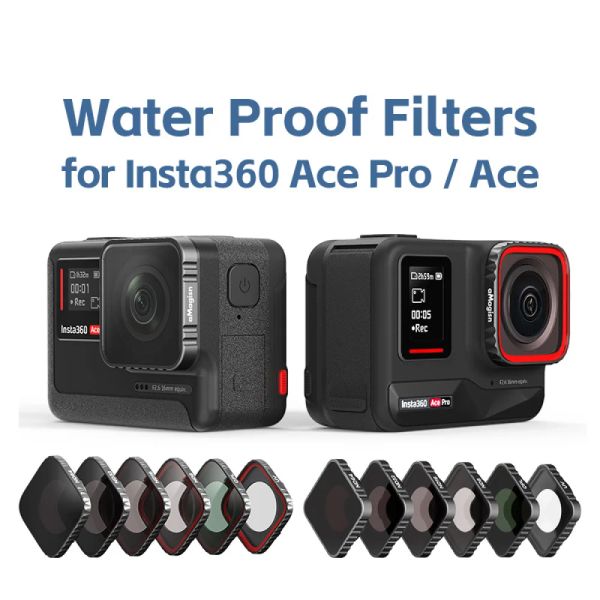 Accessori per Insta360 Ace Pro UV CPL Waterproof Filter Ace Nd Combo Protector Action Camera Accessory