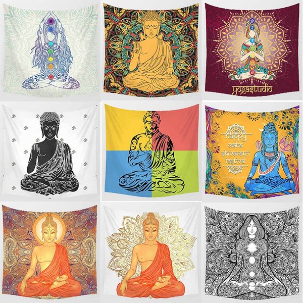 Schönheit Yoga Buddhistische Wandkunst Tapisserie Hängende Wohnkultur