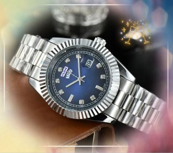 Popolare Super Fashion Men Women Quartz Watch Day Day Time Week Clock Relogio Femminino Waterproof Three Sfiches Design a 24 ore Calendario orologio da polso Montre de Luxe
