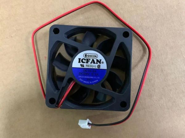 Pads 1 PC Fan ICFAN 061524 DC 24V 0.1A 6015 6cm 2 pin