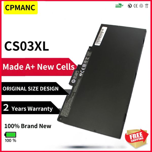 Baterias CPMANC CS03XL Bateria de laptop 11.4V 46,5Wh para o HP Elitebook 745 G3, 840 G3 G4, 850 G3 G4, ZBook 15U G3 G4 MT43 Series