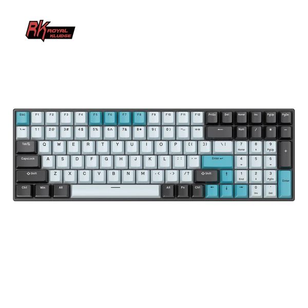 Аксессуары Royal Kludge RK98 RK100 PBT Keycaps Twocolor Incement Profile Профиль Mechanical клавиша клавиши для RK Gateron Cherry MX Switch