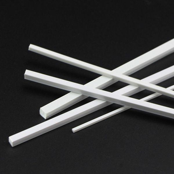 5/10/25/50pcs 250 mm ABS PLÁSTICA BARRA PRÁTICA MODELO DE MODELO DIY MODELA MULTIMA