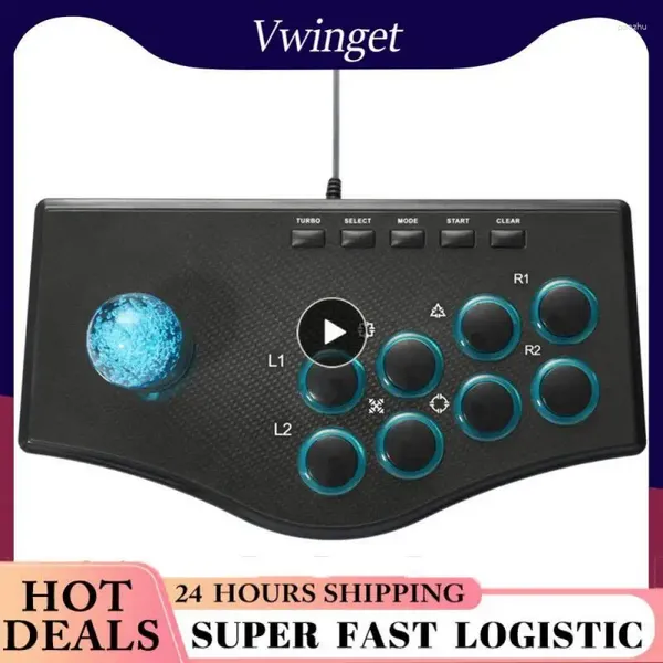 Game Controller Arcade Fight Stick Street Fighting Joystick Gamepad Controller für PS3 / PC Android USB Fighter