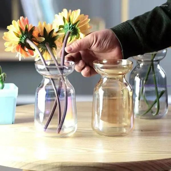 Vazolar Şeffaf Tohum Başlangıç ​​Vazo Hediye Ampul Büyüyen Hediyeler Cam Temiz Tomurcuk Çiçek Ev Dekoru için Hidroponik