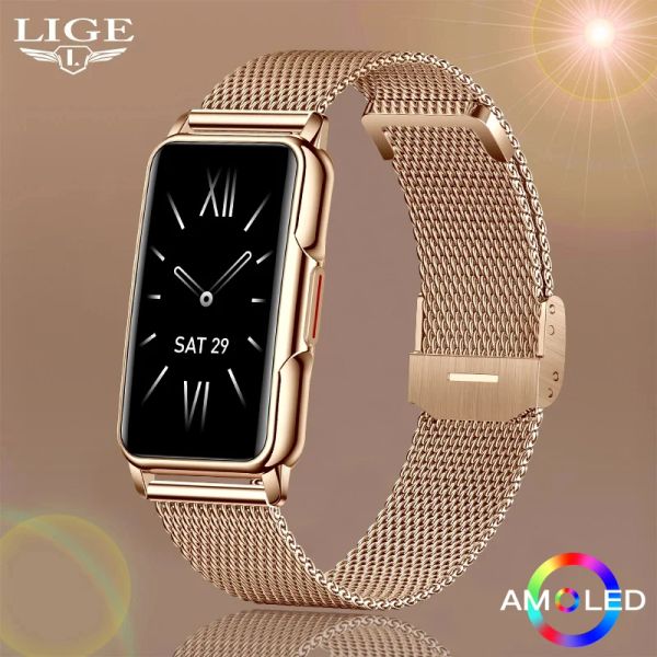 Orologi Lige Smart Watch Women Bluetooth Call IP67 Waterproof Ladies Watch Sports Fitness Tracker Women Smartwatch per Xiaomi Huawei