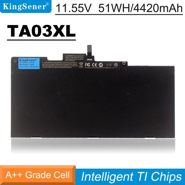 Batteries Kingsenener 51WH TA03XL Bateria de laptop para HP Elitebook 755 G4 840 G4 848 G4 850 NOTEBOOK da série Hstnnib7l Hstnnlb7J 854047421