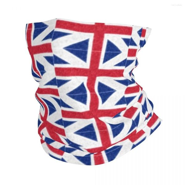 Lenços da bandeira uk o Union Jack Jack British Bandana Neck Gaiter Balaclavas Máscara Máscara Faixa Multifuncional da Cabeça Runnando Adulto Respirável