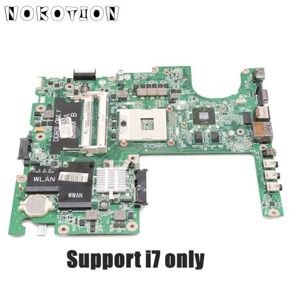 Scheda madre nokotion cn0tr557 0tr557 TR557 per Dell Studio 1557 Laptop Motherboard DDR3 512MB GPU DA0FM9MB8d1 Supporto I7 solo i7