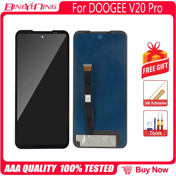 Original 6,43 polegadas para Doogee V20 V20 PRO 2400*1080 Display LCD +Touch Screen Exibir Reparação Reparação Parte CellPhone