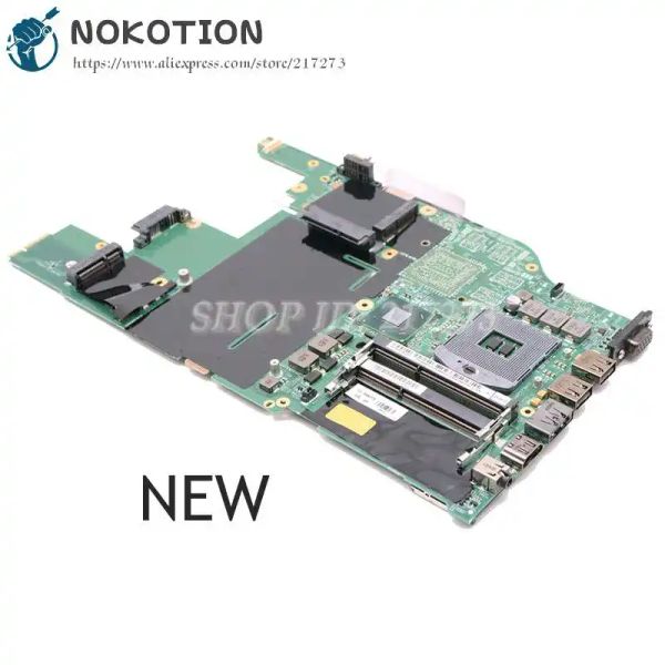 Placa -mãe Nokotion Brand NOVO 04W0720 04W0398 LAPTOP MOTEM PARA LENOVO THINKPAD E520 PLACA PRINCIPAL HM65 UMA DDR3