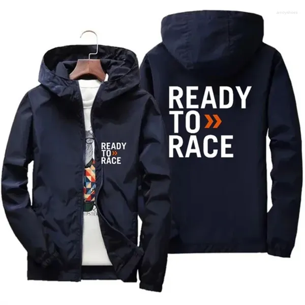 Herrenjacken Bereit zum Rennen Enduro Cross Motocross Bitumen Bike Life Windbreaker Jacke Kapuze -Mantel Dünne Hoodies Pilot Kleidung 7xl