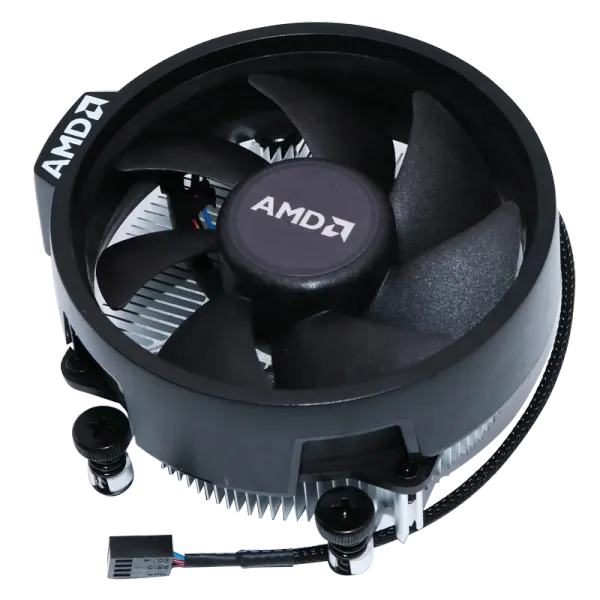 CPUS Orijinal Yeni AMD Ryzen Cooler Wraith Stealth Fan 4 Pin İş İstasyonu Radyatör PC Soğutma Fanı CPU Soğutucu Desteği AM4 Anakart