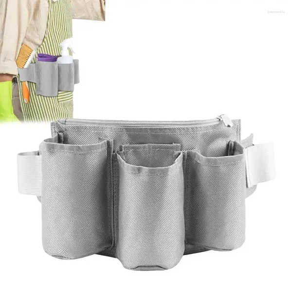 Sacos de armazenamento Saco de cinto de avental para a Ferramenta de Ferramenta de Avental Cintura Ajustável Construção de Multi-Pocket para encanamento