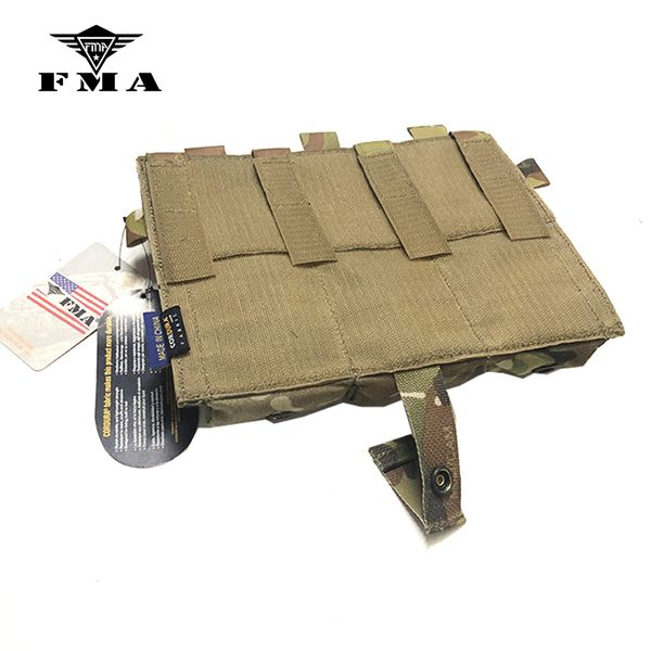 Marsupia da rivista Triad FMA M4 MULTICAM AIRSOFT TACTICAL MAG POUCH per gilet tattico AVS jpc gilet mulle pannello frontale