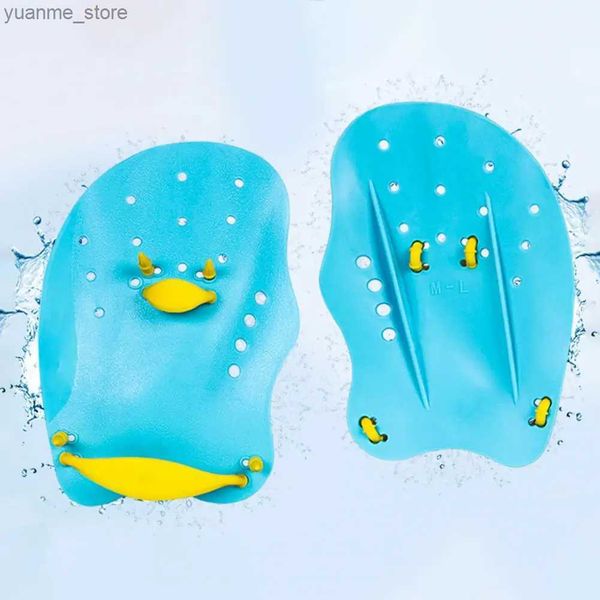 Accessori per immersioni 1 paio di pinne di palma utili eco-compatibili migliorano la velocità di nuoto mani comode sentendo bambini adulti pinne palme y240410