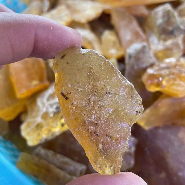 20-100 g naturale ambra naturale gemma sciolta sciolta pietra grezza di resina naturale minerale campioni minerali