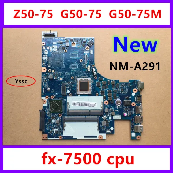 Материнская плата Motherboard New NMA291 Материнская плата для Lenovo Z5075 G5075 G5075M Материнская плата ноутбука (для процессора AMD FX7500) тест OK