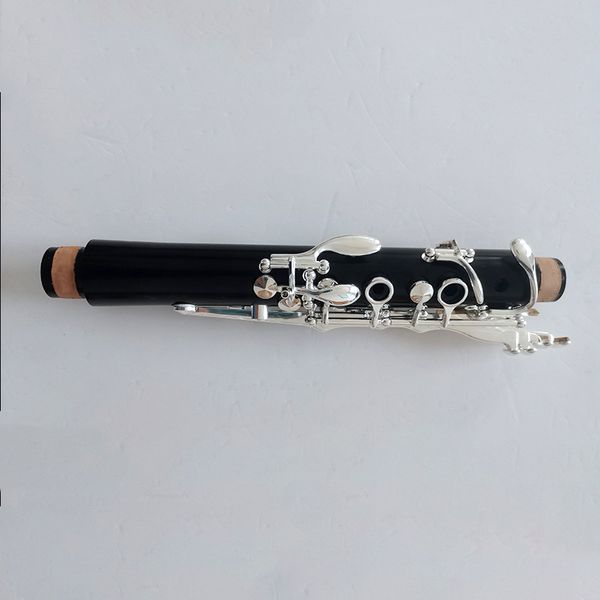 Ebony Clarinet Black Woodwind A Tone 18 Keys Holz professionelle Klarinette Musikinstrumente mit Lederhülle Nickel Silber Key