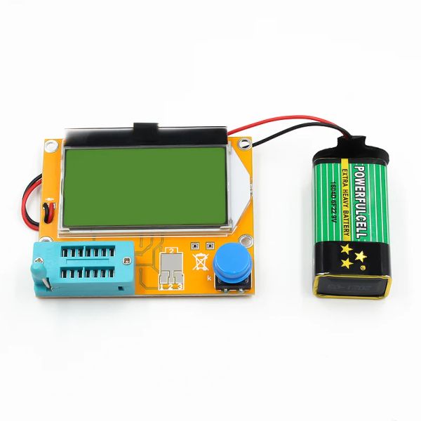 LCR-T4 ESR-Meter Digital Combo Transistor Tester Diode Triode Induktor-Kapazitätswiderstand MOS/PNP/NPN + Testclip