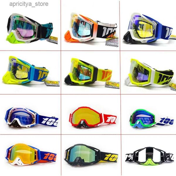 Capacetes de ciclismo moto cruz gafas 100 motocross motocicicleta helmet goggs Óculos de sol
