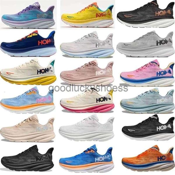 2024 con logo originale Hokah Bondi 8 sneaker clifton 9 scarpe da corsa runner atletico hokahs triple running hokahs scarpe da donna sneaker