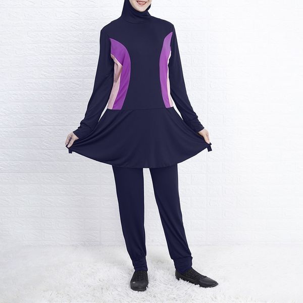 Mulheres maiôs capa completa Burkini Muslim Swimwear Mulheres modestas roupas de banho de banho