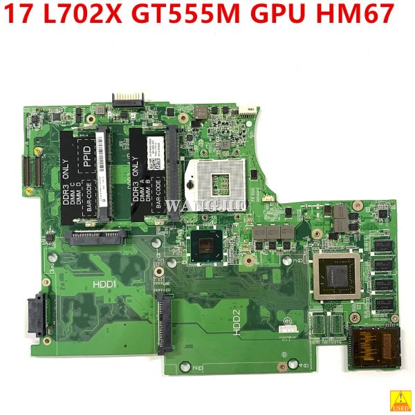 Scheda madre ristrutturata per Dell XPS 17 L702X Laptop Madono della scheda madre GT555M GPU HM67 con CN0P4N30 0P4N30 P4N30 DAGM7MB1AE0 100% completamente testato