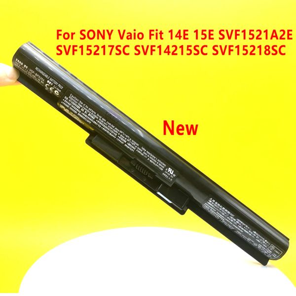 Piller Yeni Dizüstü Pil Sony Vaio Fit 14E 15E SVF1521A2E SVF15217SC SVF14215SC SVF15218SC SVF152A29V SVF152A25T VGPBPS35A