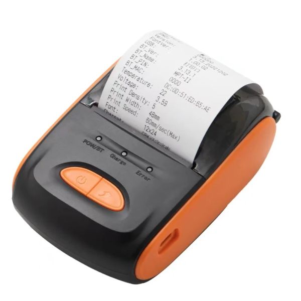 Принтеры MP21158mm Portable Handheld Mini Wireless Bluetooth Thermal Printer с удобными портативными принтерами квитанции