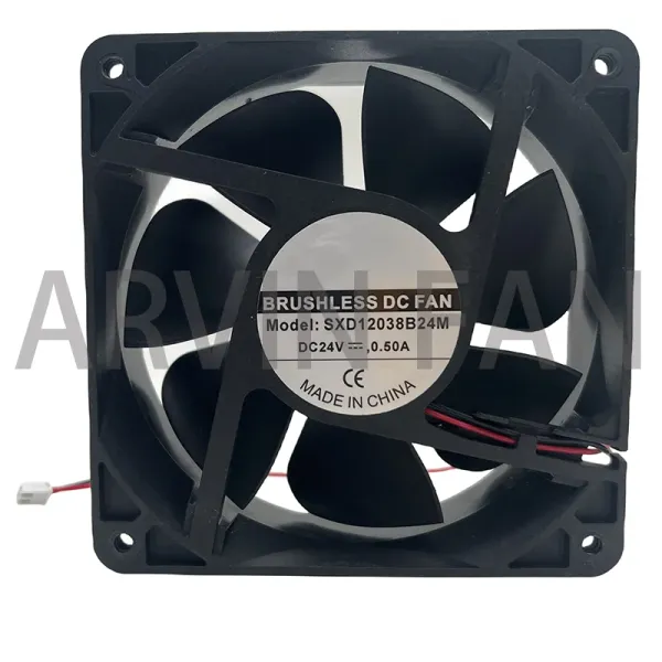 Zincir/Madenci SXD12038B24M Fan Kaynakçı Kaynak Makinesi Soğutma Fan Bakır Çekirdeği 24V 120X120mm Radyatör 38mm kalınlığında 12038 120mm