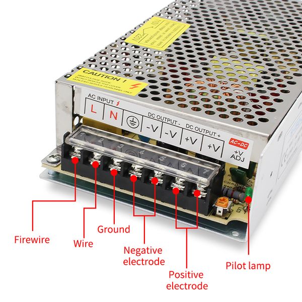 Fonte de alimentação de laboratório AC DC 220V 110V 15V Transformador de iluminação LED 3A 5A 10A 20A 30A Switching Power Source LED Driver 15Volt