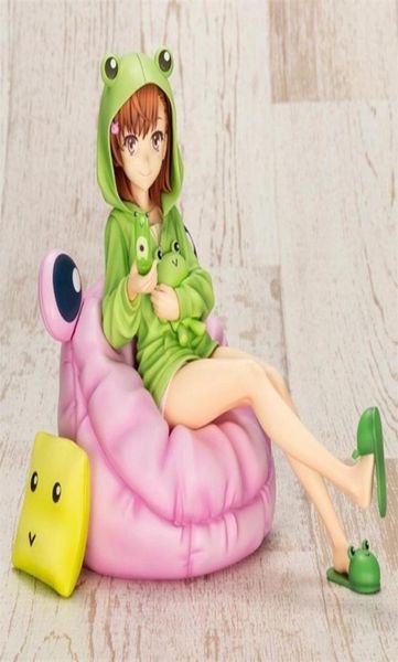 14 cm Mikoto Misaka Anime -Figur Toaru Kagaku ohne Railgun t Action Gekota bedeckte Ver Figurine Model Toys 2202118931001