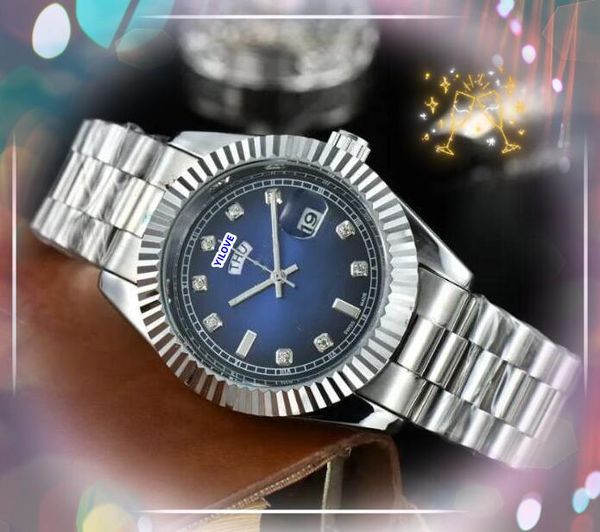 MENS TRE STICHES Orologi da appuntamenti automatici Donne Sapphire Glass 40mm Giappone Quarzo Day Day Data settimana Waterproof 24 Hour Calendar Owatch Gifts