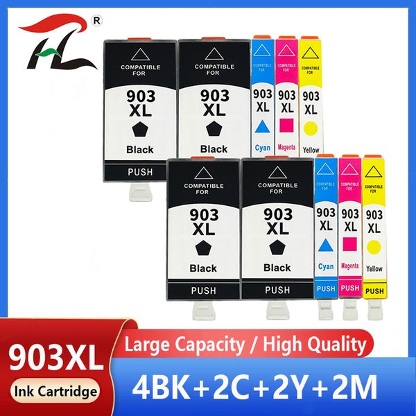 Cartuccia di inchiostro compatibile 10x per HP 903 903XL HP903 per HP OfficeJet Pro 6950 6960 6961 6970 6971 stampante all-in-one