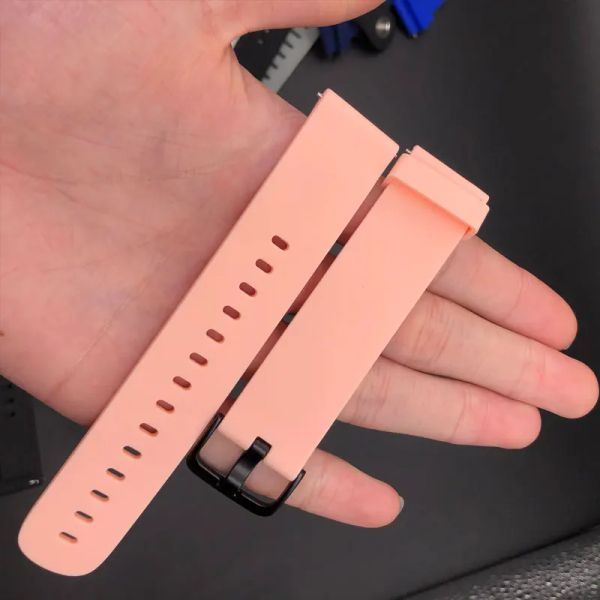 Pulseira strap silicone sport strap para xiaomi huami amazfit bip smart relógio de 20 mm Banda de substituição Acessórios inteligentes Mar1