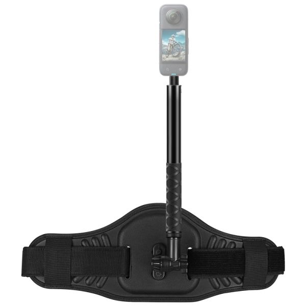 Monopods Puluz Taillengürtel -Mount -Riemen mit Selfie -Stick -Monopod für GoPro DJI Insta360 und andere Actionkameras