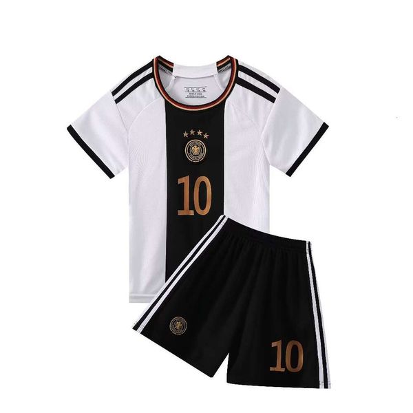 Maglie da calcio 22-23 Germania Casa n. 10 Kit football nazionale per camicie da uomo e per bambini Dimensioni 14-30