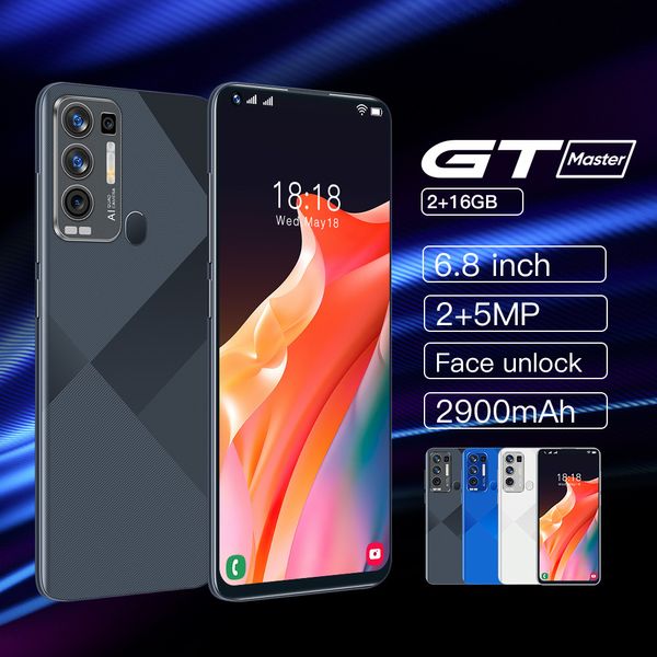 GTMaster Stokta Yeni Ürünler Çapraz Sınırda 6.8 inç Tam HD Ekran 3G Android Akıllı Telefon 2 16 Dış Ticaret Teslimi