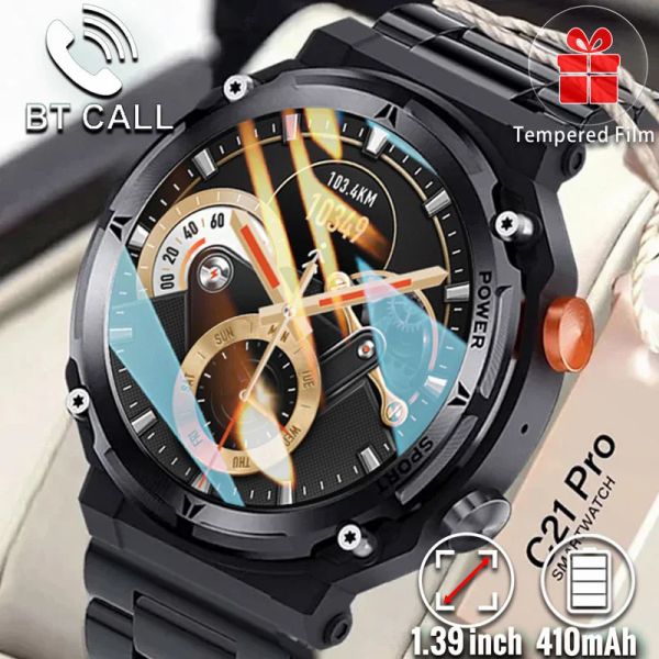 Uhren robuste runde Smart Watch Men IP68 Water of Fitness Sports Bluetooth Call SmartWatch 2023 für Xiaomi Andriod ios Huawei