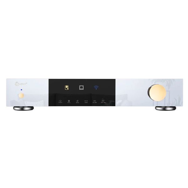 Player MQA Digital Audio Player Velvet Sound Eweat DMP30 Chrome placcato con HDD Bay XLR DSD512 PCM768 Home Theater Sostituisci CD