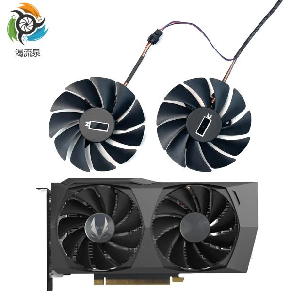 PADS NOVO 2PCS/SET GA92S2U RTX3060TI RESCOLADOR GPU PARA ZOTAC GAMING RTX 3060 TI 3050 CARDE DE REFRIDADE DE REFRIGIÇÃO DO GRÁFICO DA BORDA TWIN