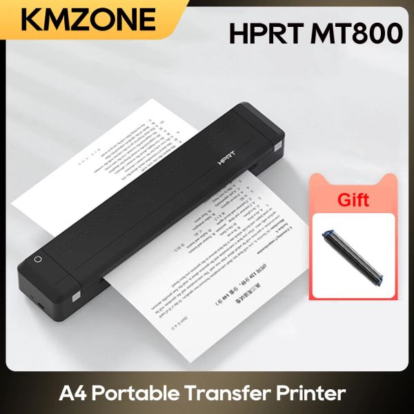 Impressoras 304DPI HPRT MT800 Mini A4 A4 A40 Papel A40 Bluetooth USB Android iOS PC para Word PDF Office Meeting Usando