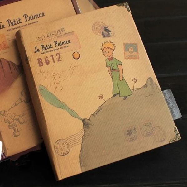 Notizbücher Vintage Little Prince Notebook Farbpapier Tagebuch Buchschule Büroversorgungen Schreibwaren