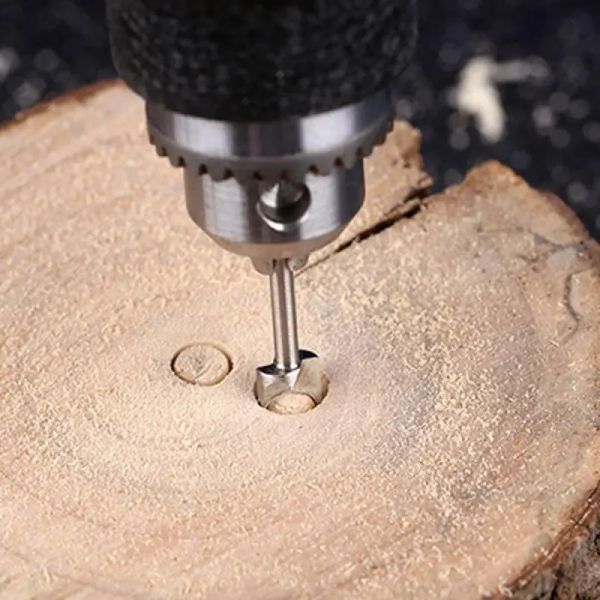 5 pezzi in legno intaglio intagliato per trapano ad alta velocità pezzi di macinatura in legno di fresatura degli strumenti per utensili per la mano.