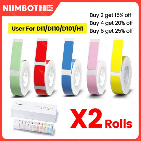 Stampanti (Acquista 5 Ottieni uno sconto del 20%) Niimbot D11 D110 D101 Price Price Tag Adesivo Etichetta per merci supermercati che segna la carta Roll Watreproof