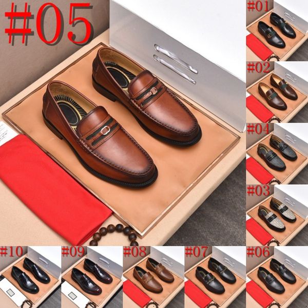 2024 Sapatos luxuosos Oxford Men Men Genuine Cow Leather Crocodile Pattern Dress Shoes Man Black Brown Up Business Wedding Men's Formal Shoes Tamanho 4-12