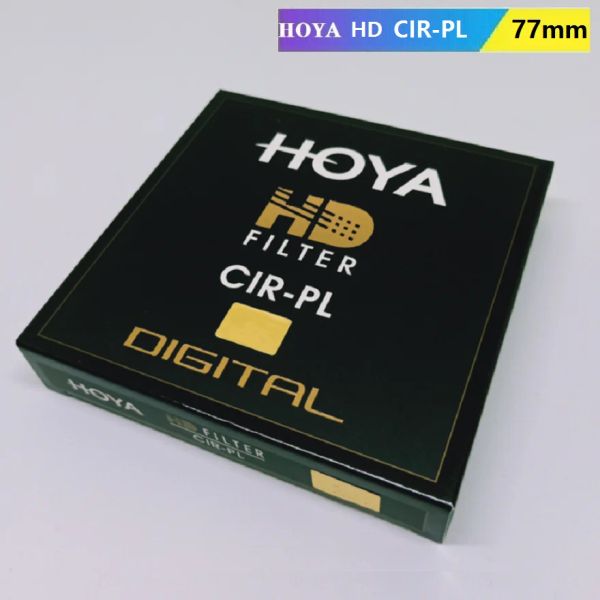 Acessórios Original Hoya HD CPL CIRPL 77mm Circular polarização circular Hoya HD Cirpl Slim Polarizer para lente de câmera Nikon Canon Sony