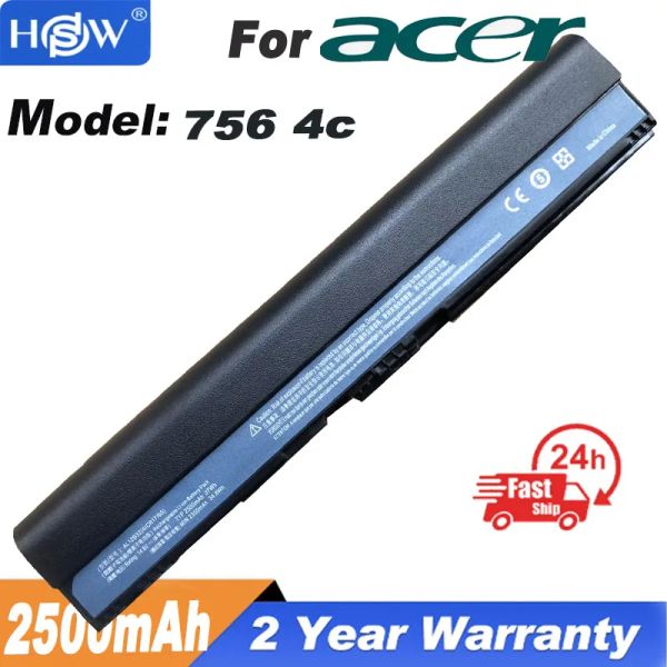 Acer AL12B32 AL12A31 AL12B31 AL12B72 için Piller Dizüstü Pil Aspire One için 725 756 726 V5171 V5121 V5131
